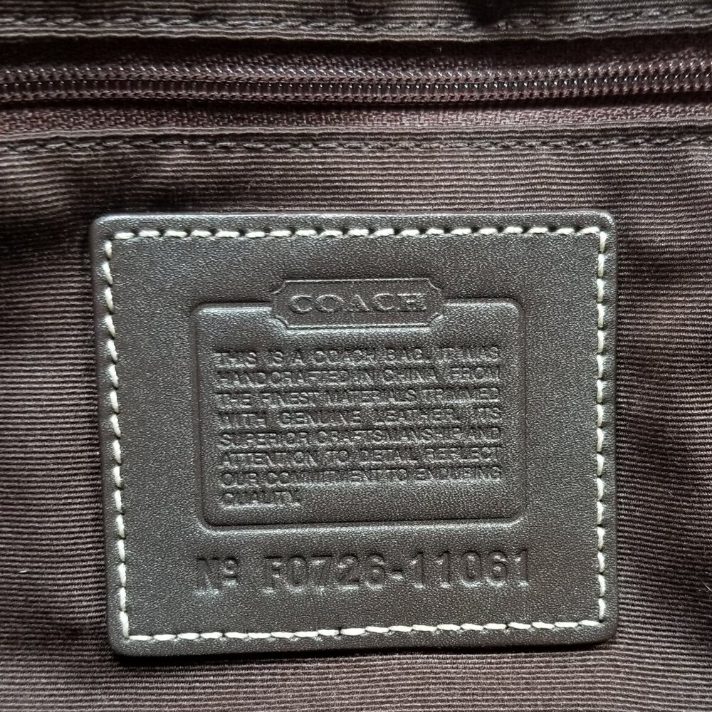 Coach Signature "Hampton" Weekender - Picture 5 of 16